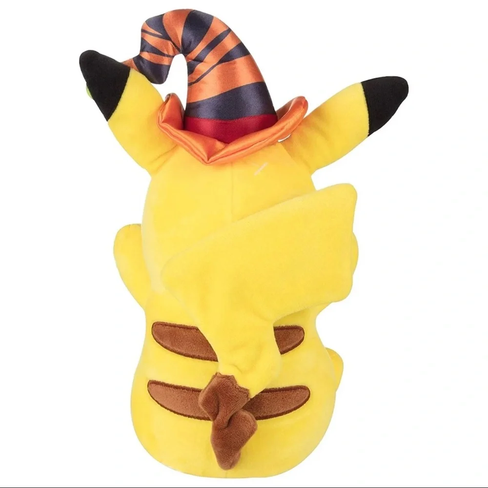 Pokemon Pikachu with Witch Hat Halloween Plush 8